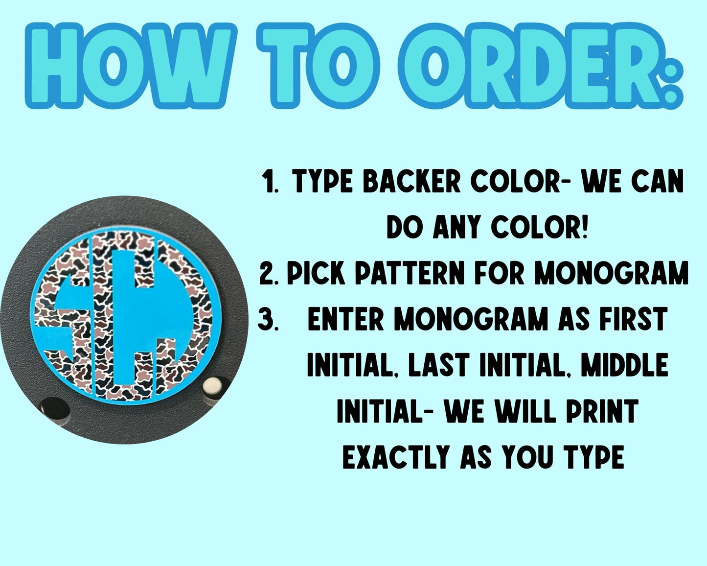 Monogram Bag Charm