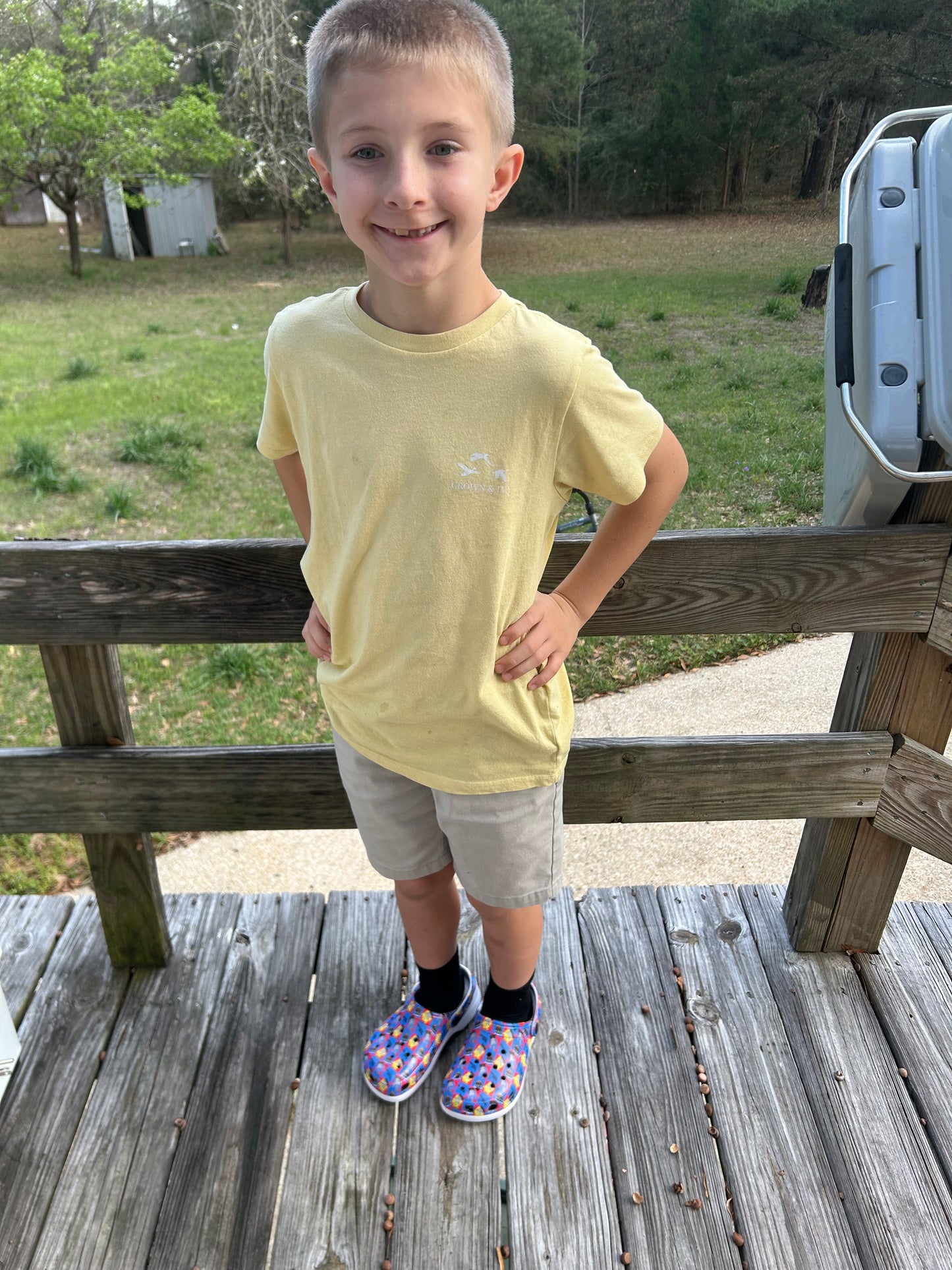 Pre Order Kids Patterned Clogs