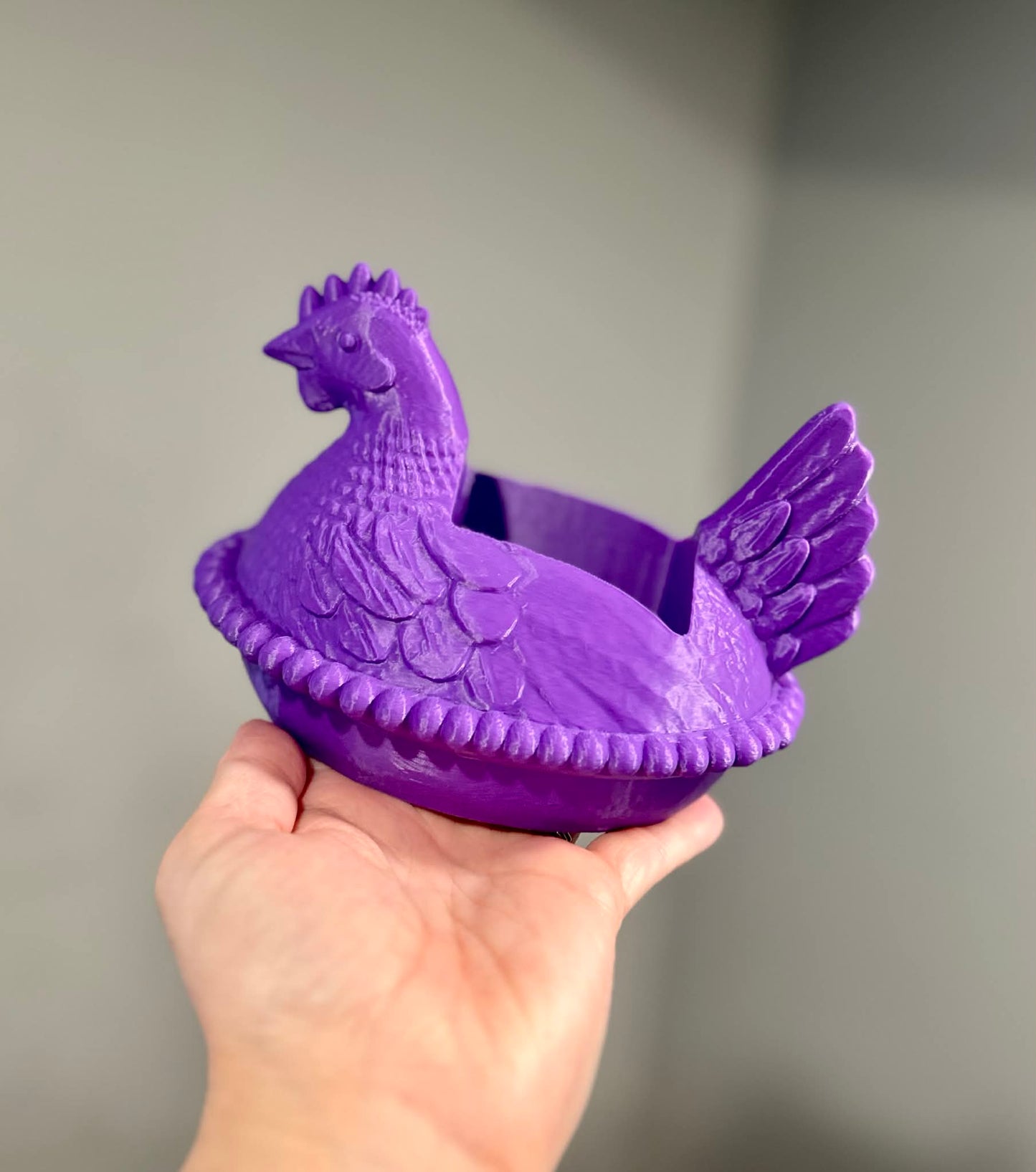 3D Printed Hen Soap Holder