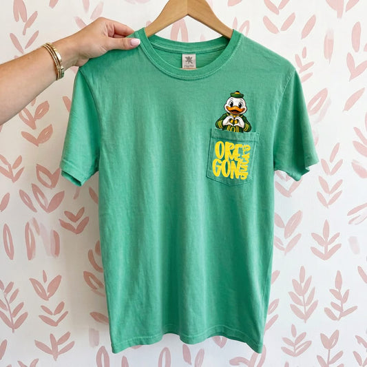 0reg0n Duck$ Pocket Peeker Kids Top