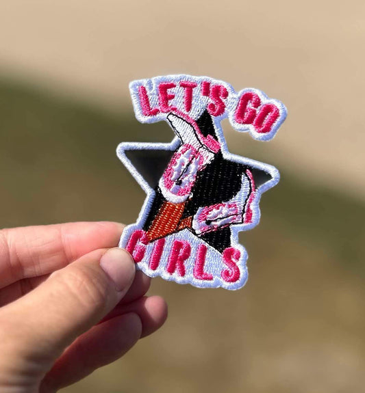 Lets Go Girls Hat Patch