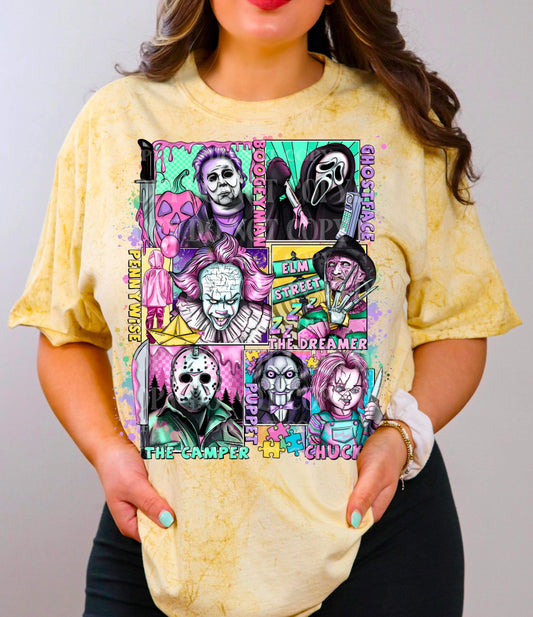DTF Print - Horror Collage