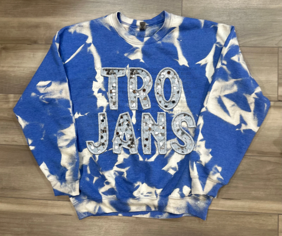 Custom Team Mascot Tie Dye Sweatshirt