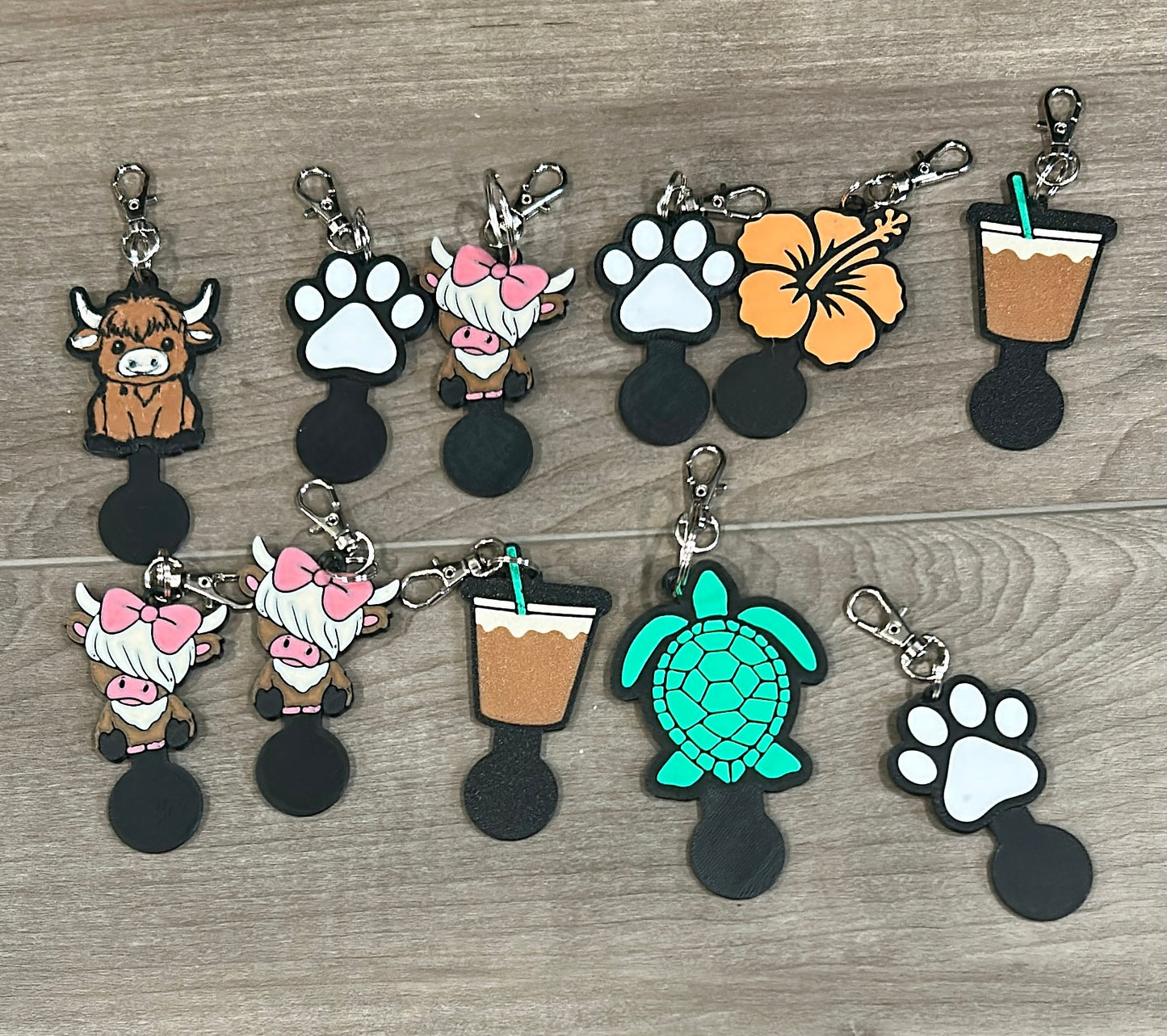 RTS 3d Printed Quarter Keychain