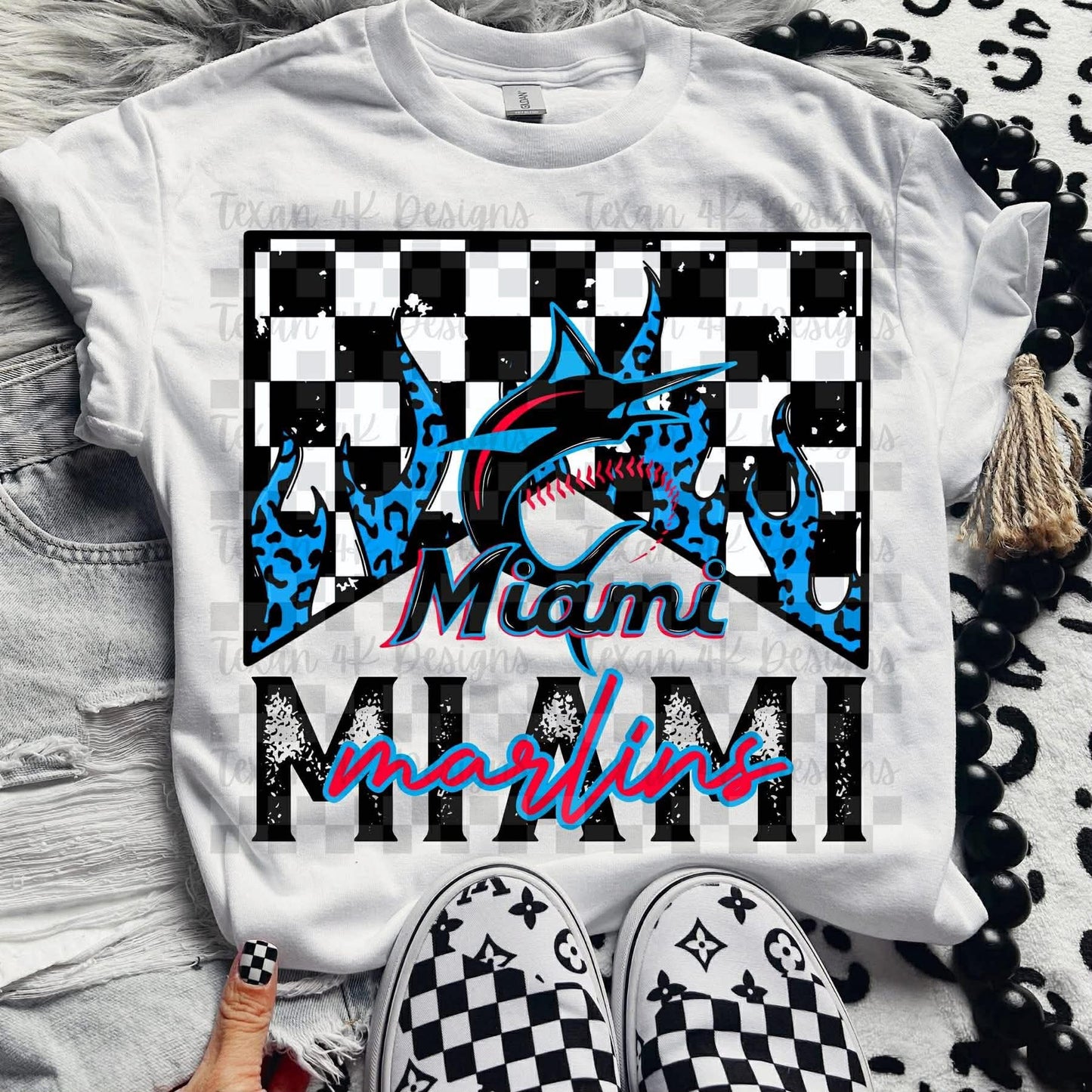 DTF Print - Flame Baseball Team