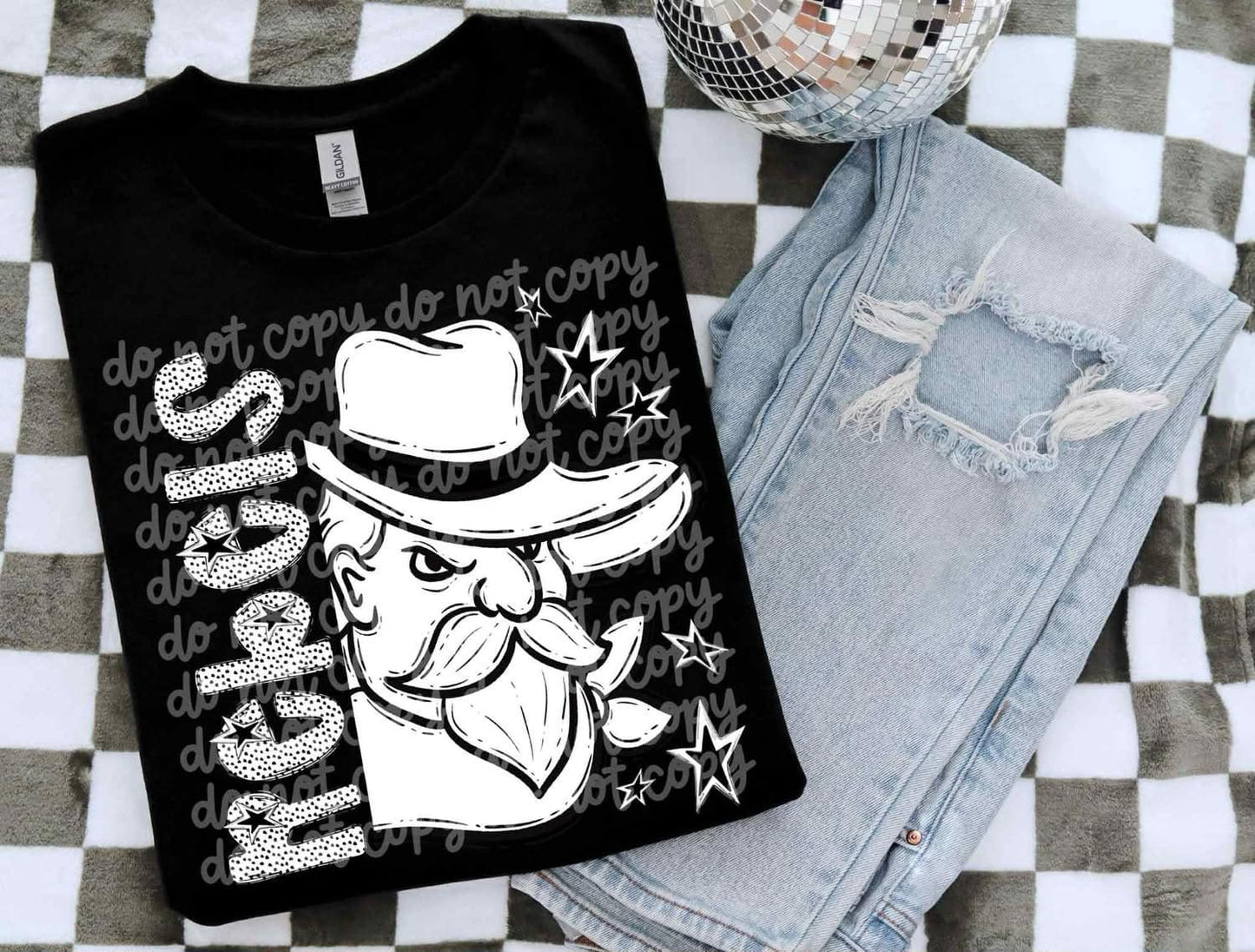 DTF Print- Half Character Mascot