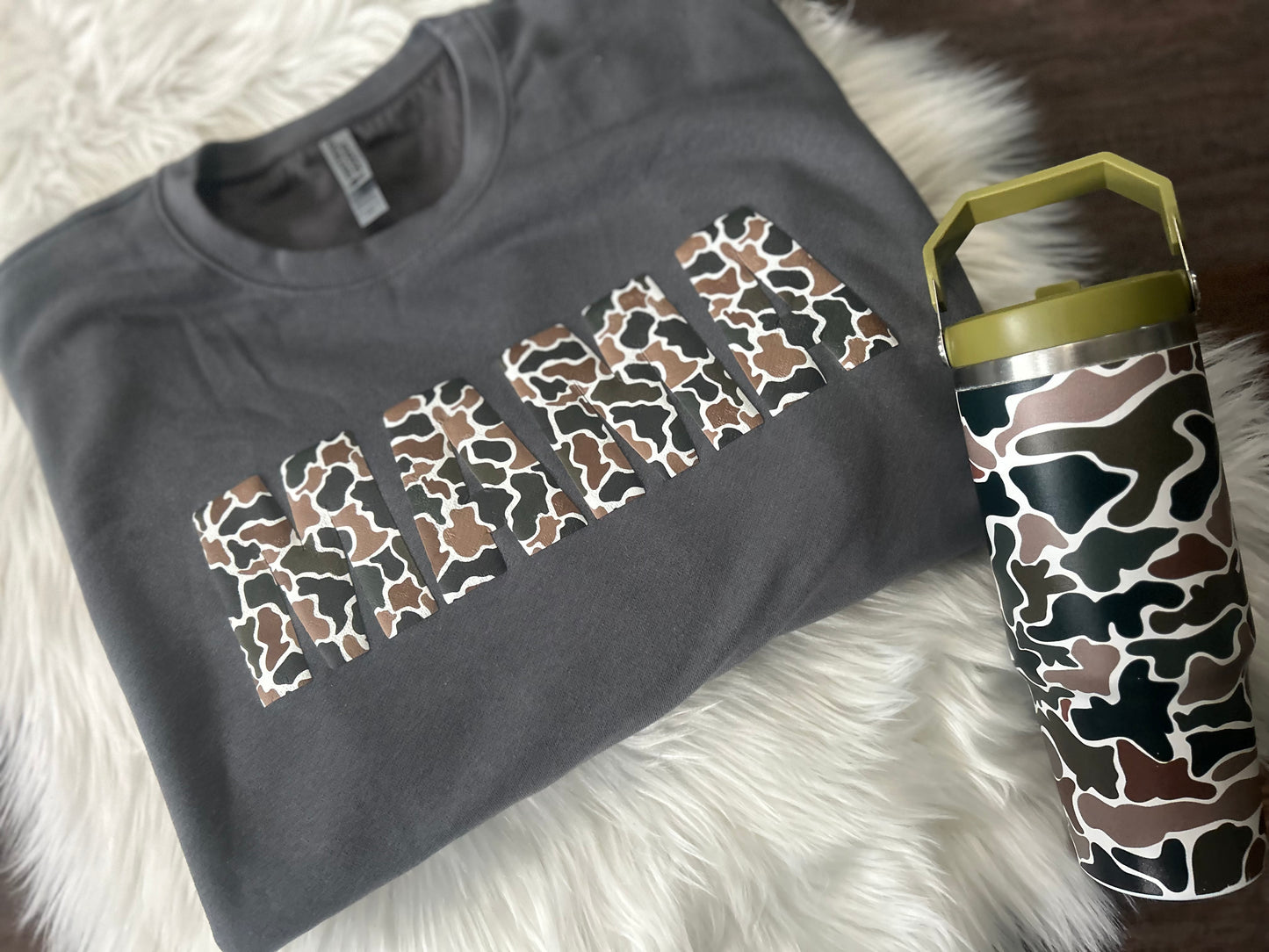 Custom Camo Puff Print