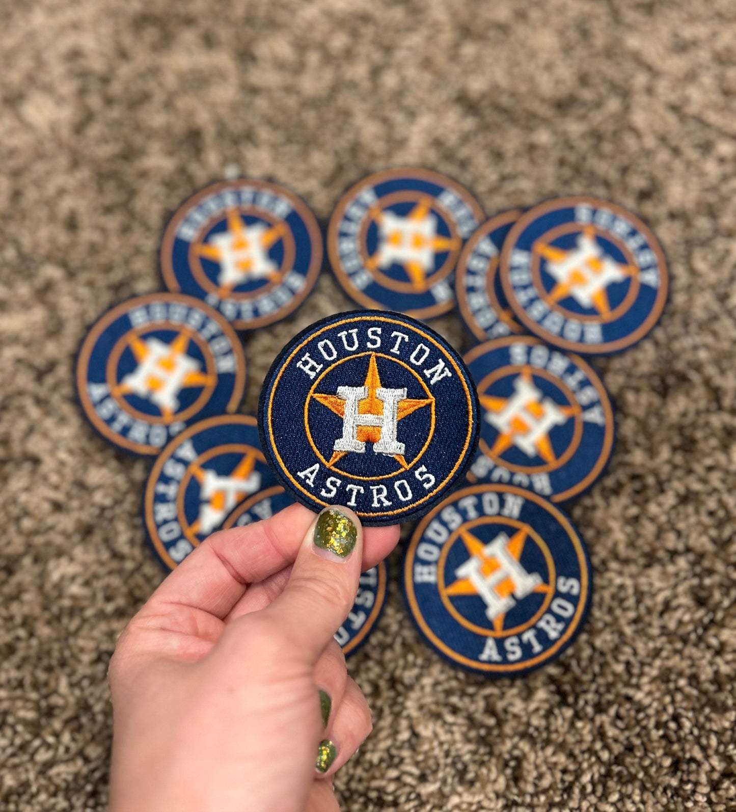 Houston Circle Hat Patch