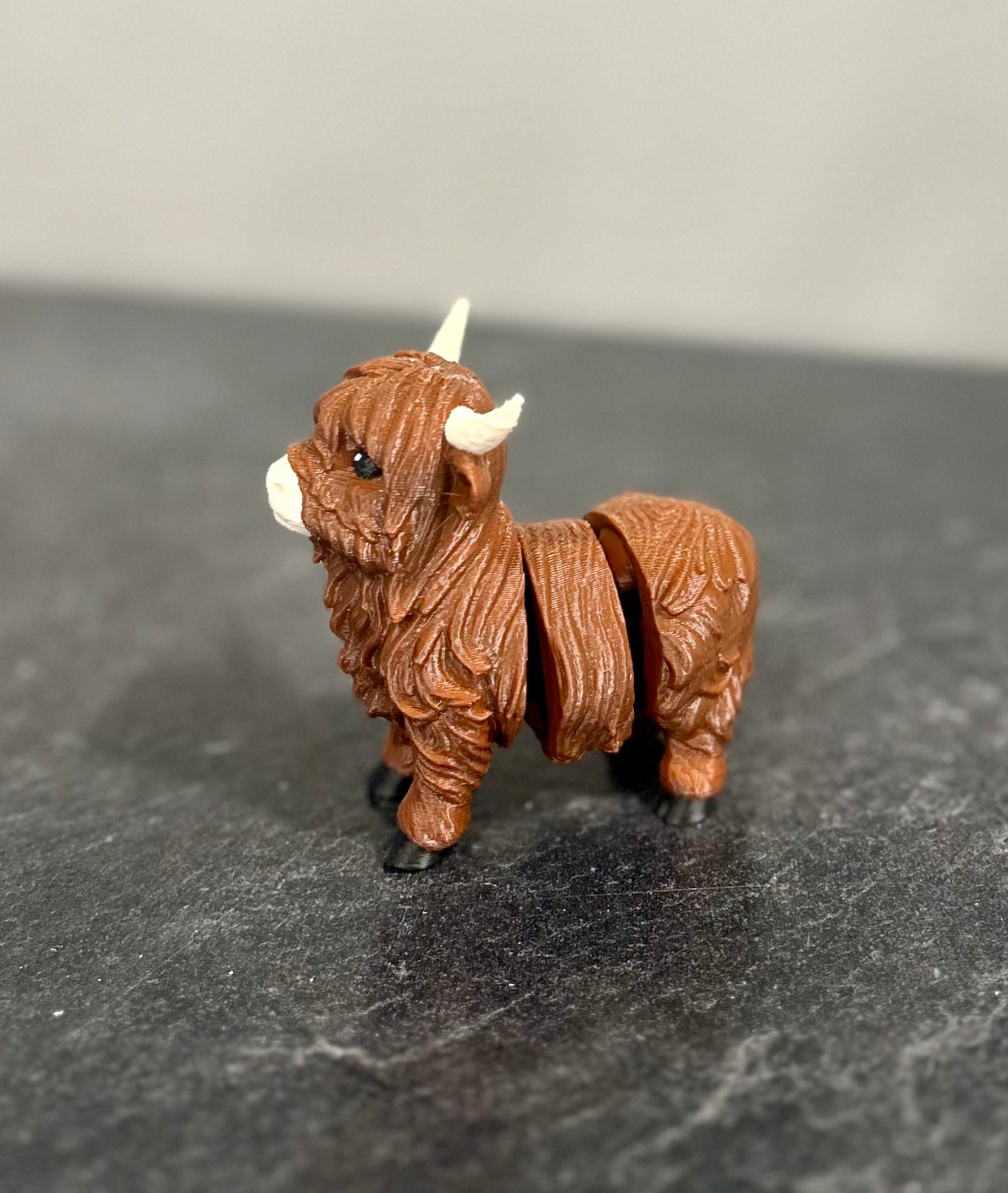 3D Printed Highland Cow Flexi