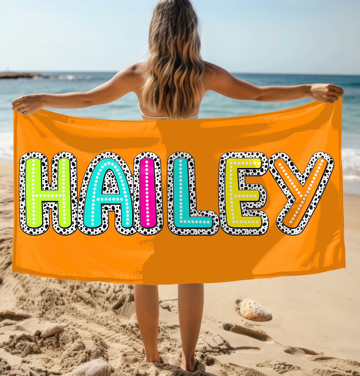 Pre Order Custom Neon Beach Towels