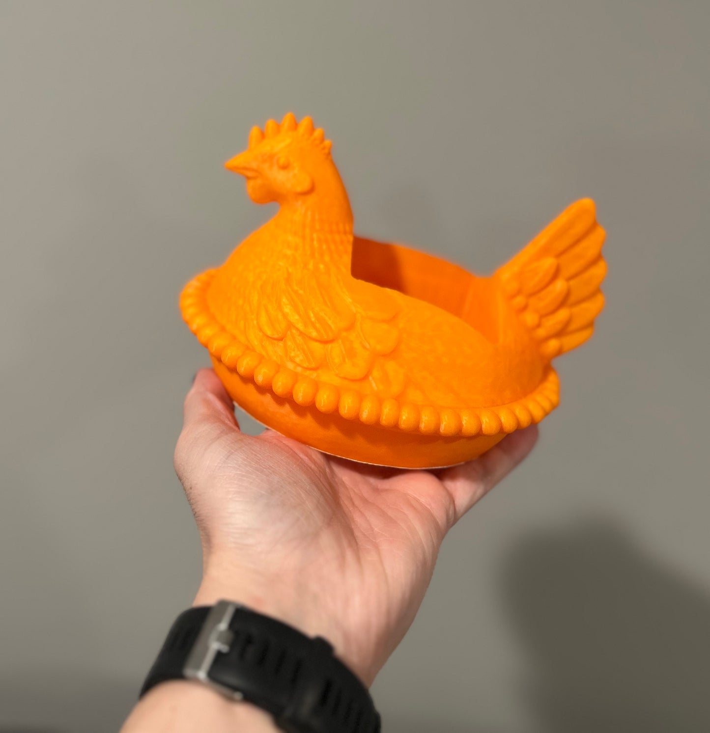 3D Printed Hen Soap Holder