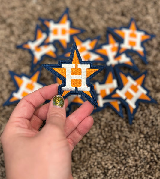 Houston Star Hat Patch