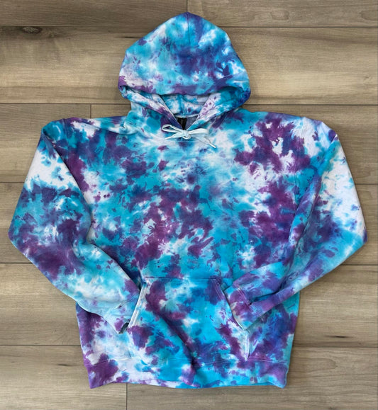 Blank Tie Dye Top in Berry Blast