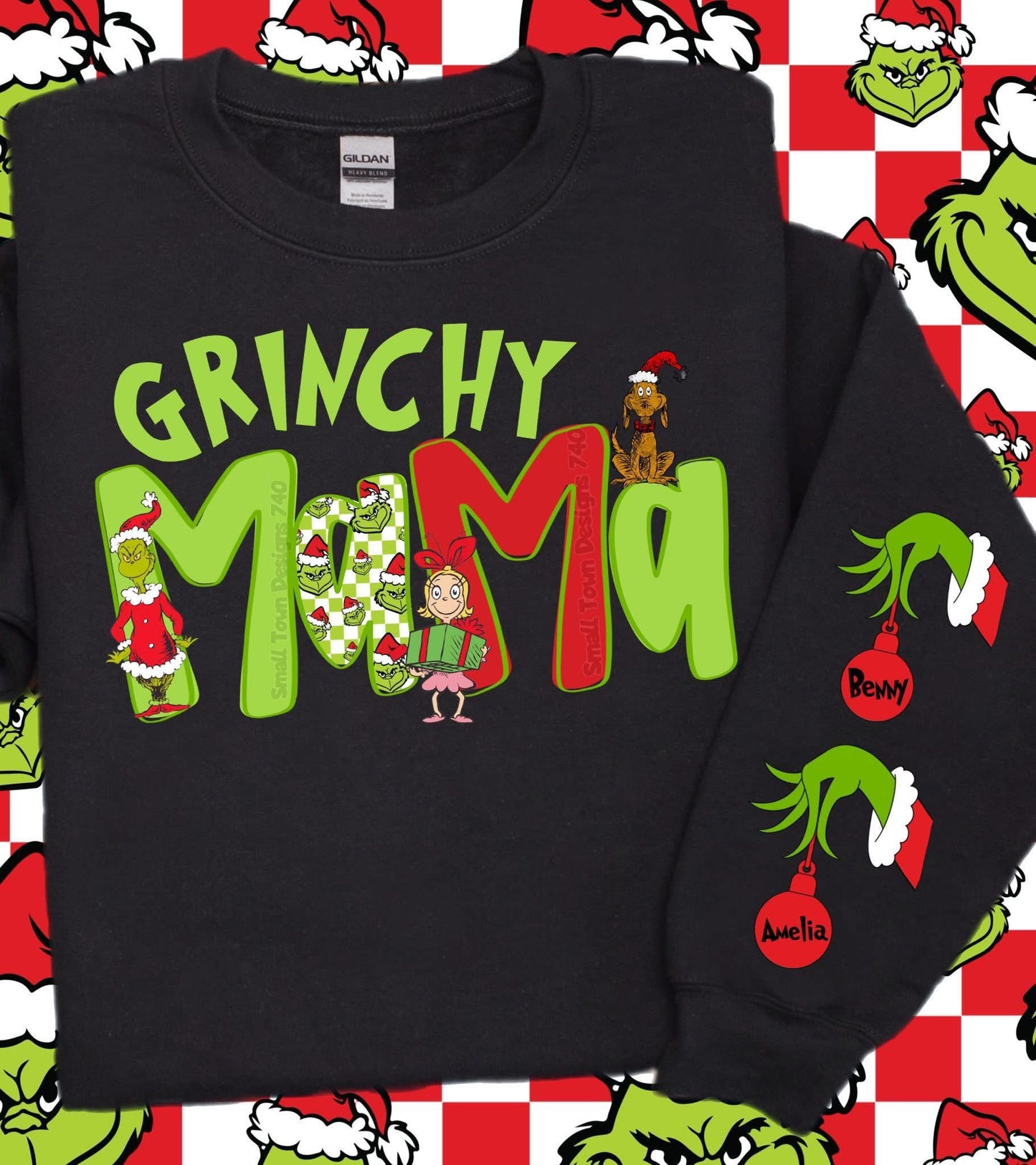 Gr!nchy Mama Top