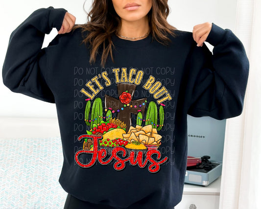 Let’s Taco Bout Jesus ADULT TOPS