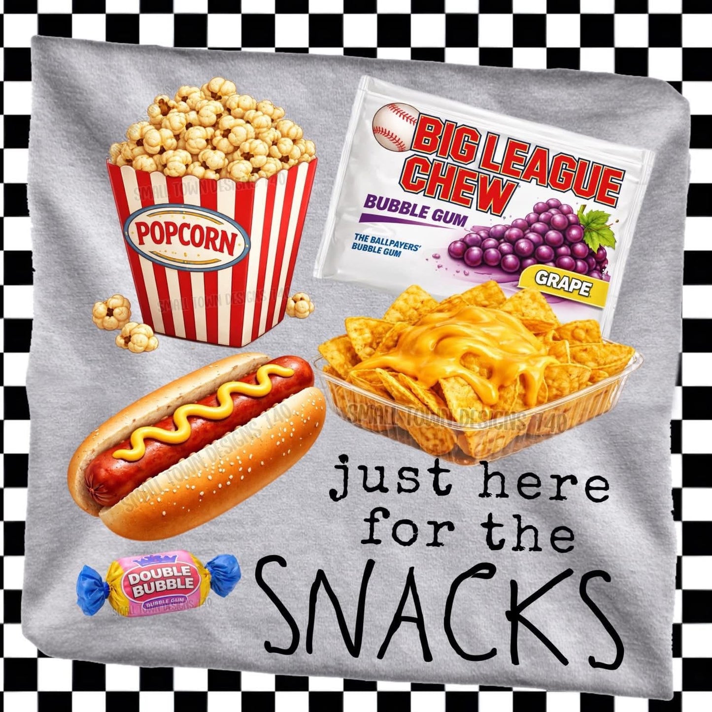 Here For The Snacks Top