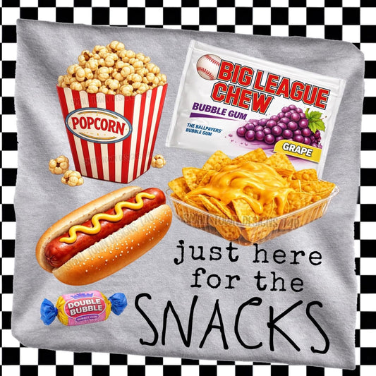Here For The Snacks Top