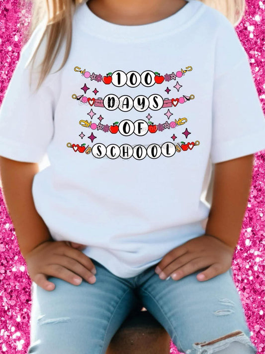 WS Completed Kids Top 100 Days of School Bracelet