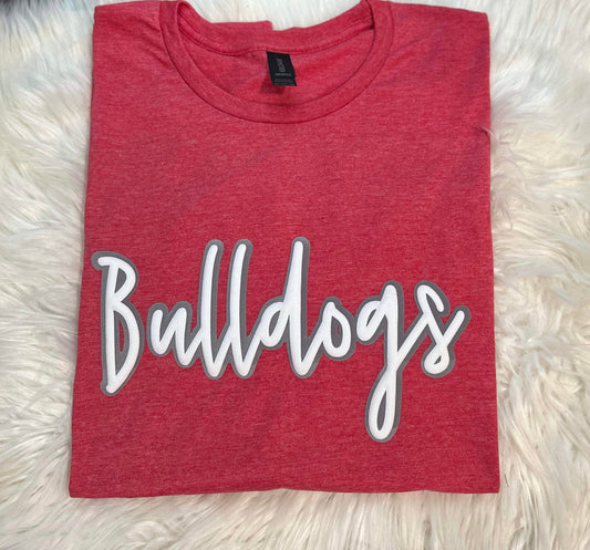WS Completed Puff Print Mascot Top