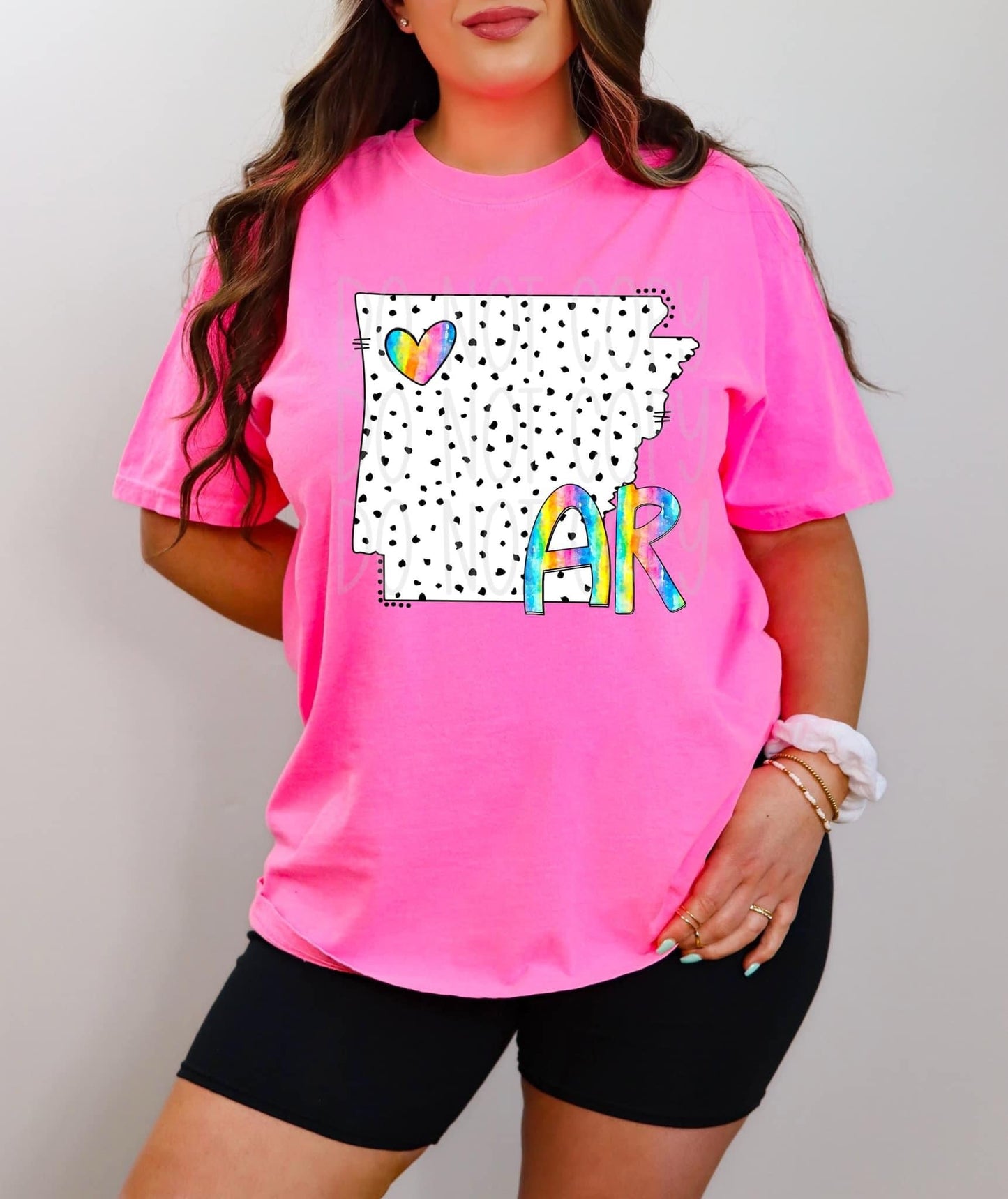 Dot & Rainbow State Tees Top