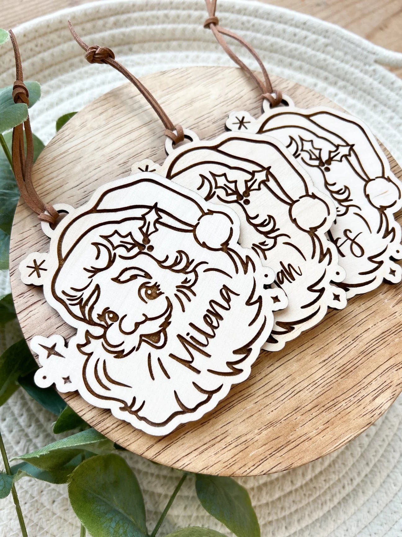Personalized Santa Ornament