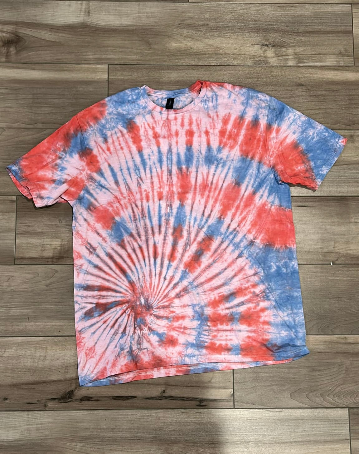 RTS Blank RWB Spiral Tie Dye XL