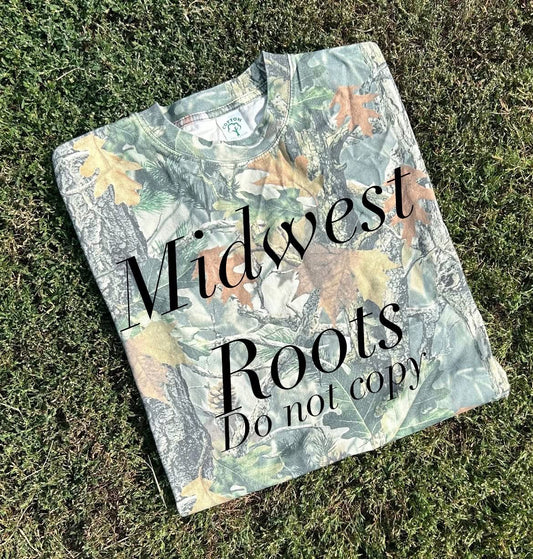 Camo Angled Shirt Mock Up