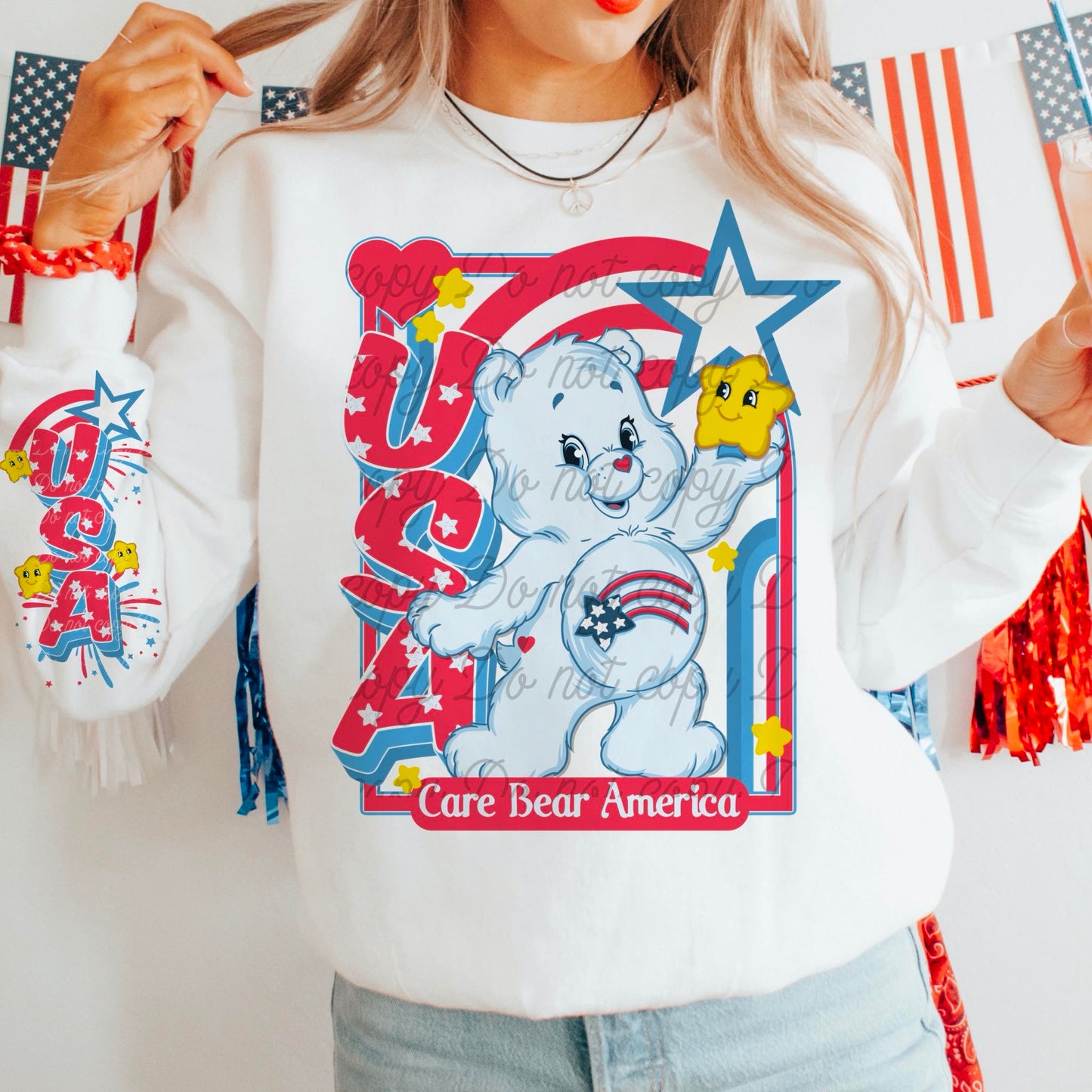 Patriotic Bear Sub Print