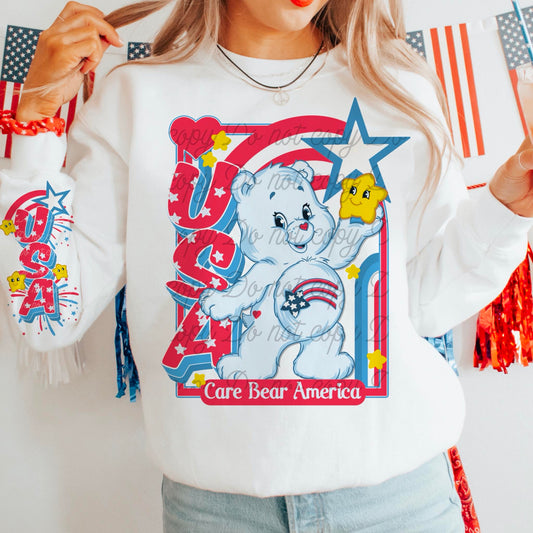 Patriotic Bear Top