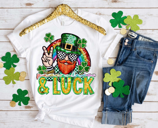 Peace Love & Luck Top