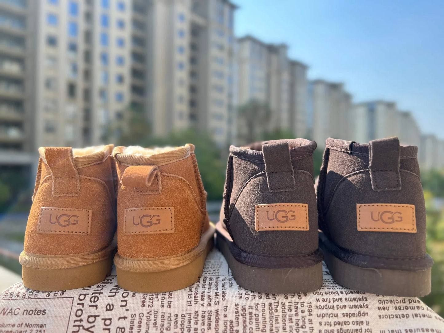 PRE ORDER Branded Kids Fur Lined Boots