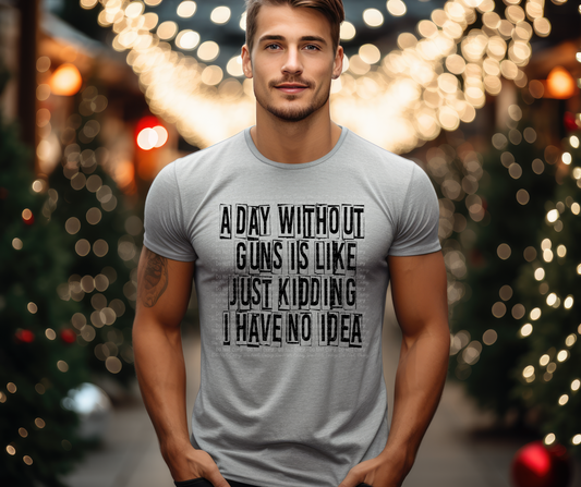 A Day Without Guns Sub Print