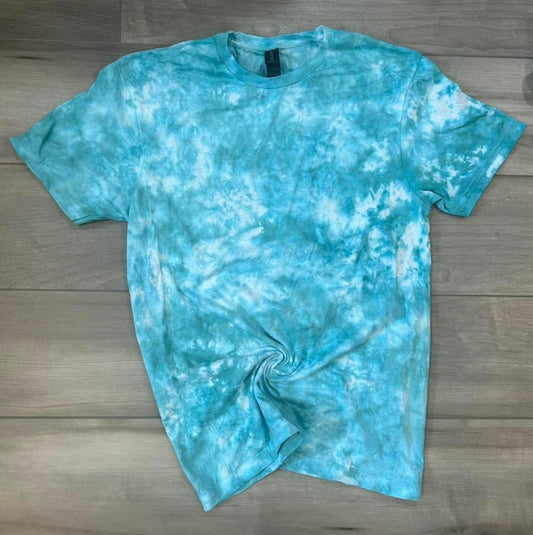 RTS Teal Tie Dye Blank Scrunch 3XL