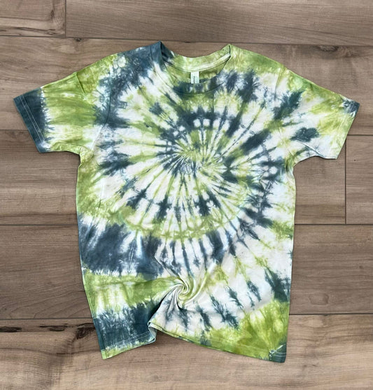 Blank Tie Dye Top in Earth