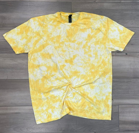 Blank Tie Dye Top in Sunshine