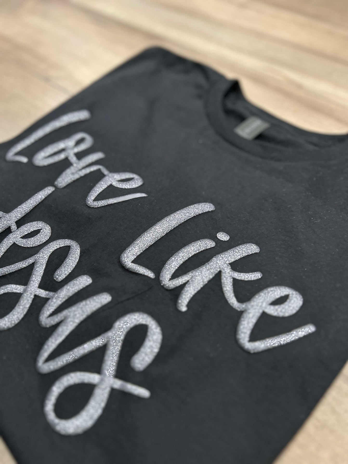 Custom Glitter Puff Print