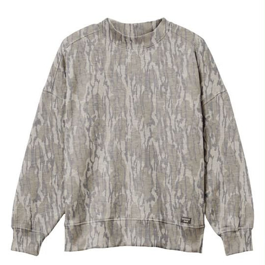 Adult Mossy Oak Bottomland Washed Out Camo Mockneck ETA NOVEMBER