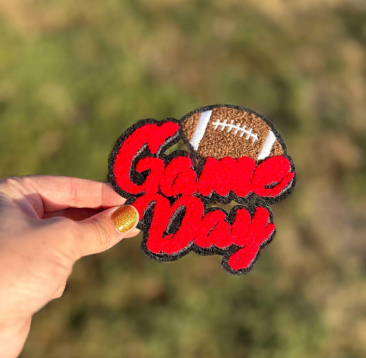 Game Day Football Hat Patch