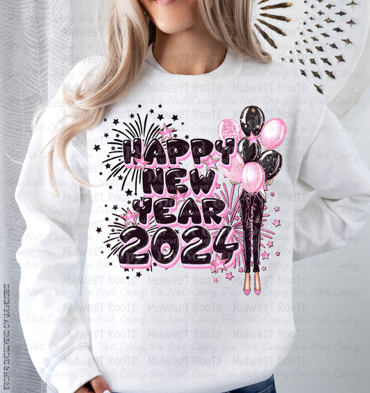Happy New Year 2024 Sub Print