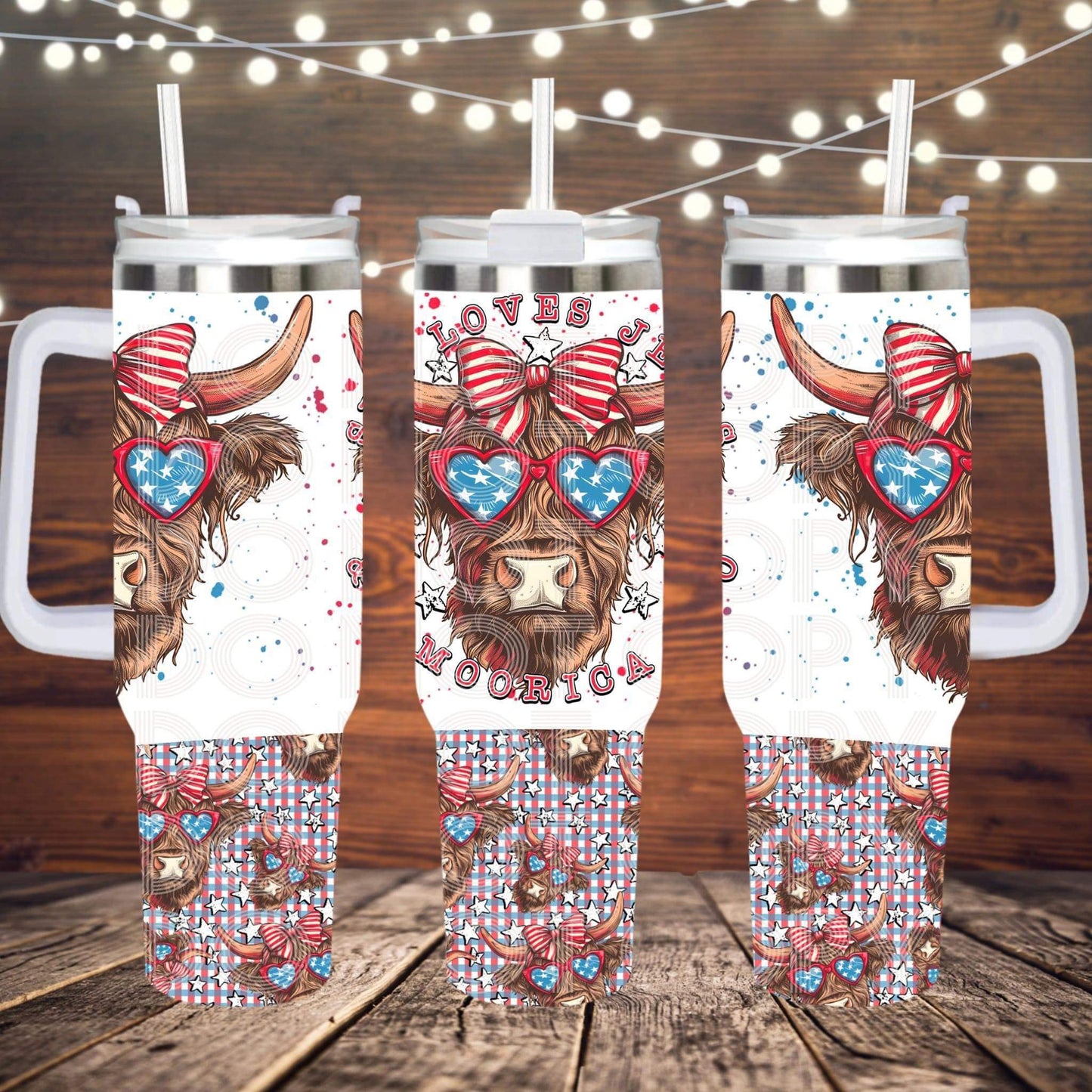 Loves Jesus and Amoorica 40oz Tumbler