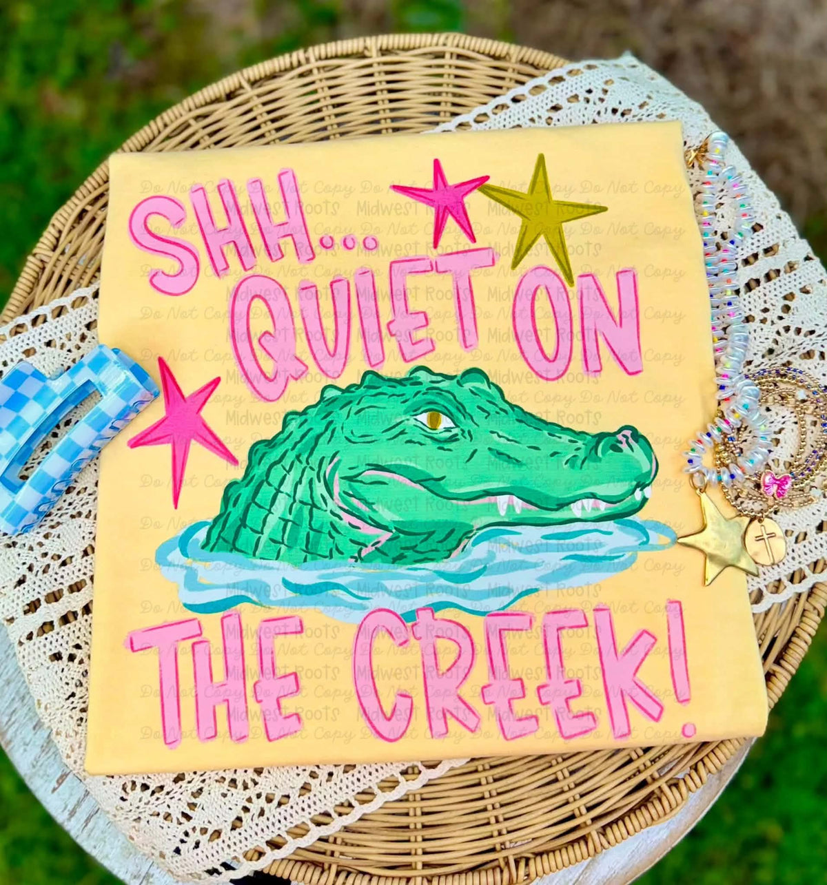 Shhh Quiet On The Creek Top