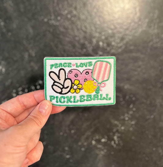 Peace Love Pickleball - Hat Patch