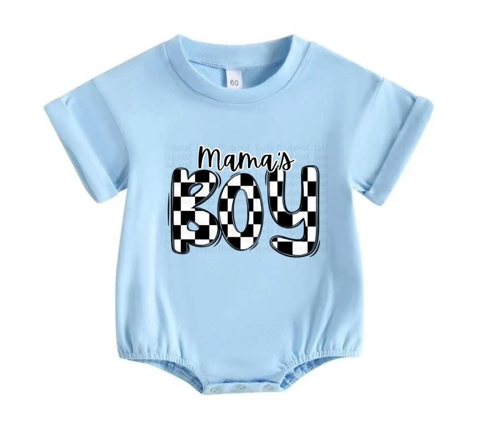 RTS Mamas Boy 18/24M  Bubble Romper