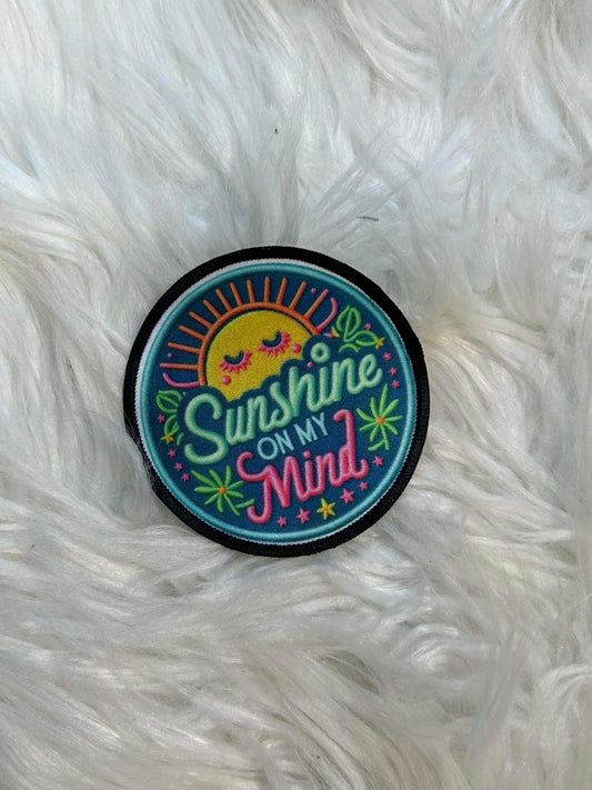 Sunshine On My Mind Hat Patch