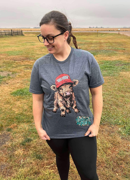 Make America Great Again Cow Top