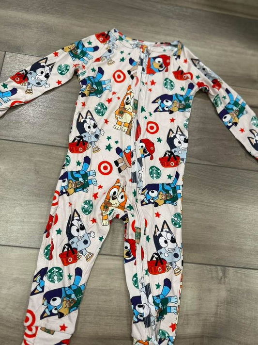 RTS Blue Dog Shopping Zippy Bamboo
