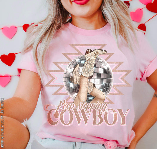 Keep Stepping Cowboy Sub Print