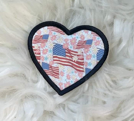Heart of America Hat Patch