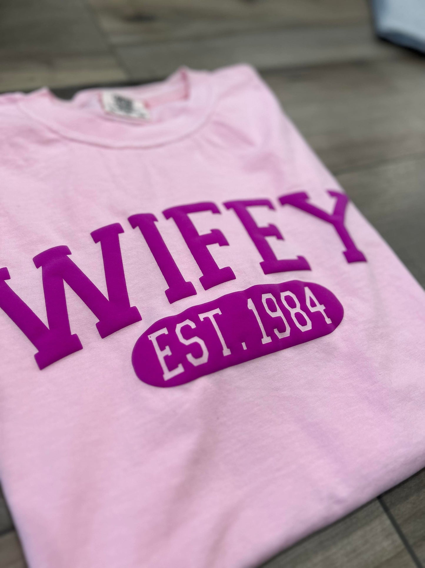 Wifey EST Puff Printed Top