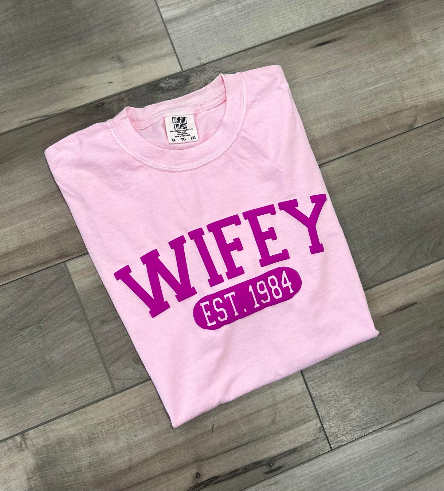 Wifey EST Puff Printed Top